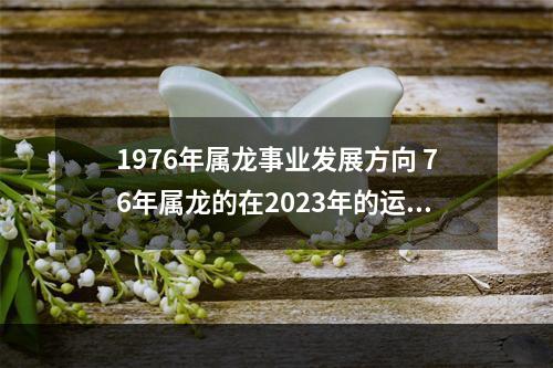 1976年属龙事业发展方向 76年属龙的在2023年的运程