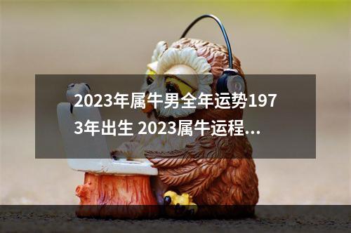 2023年属牛男全年运势1973年出生 2023属牛运程每月