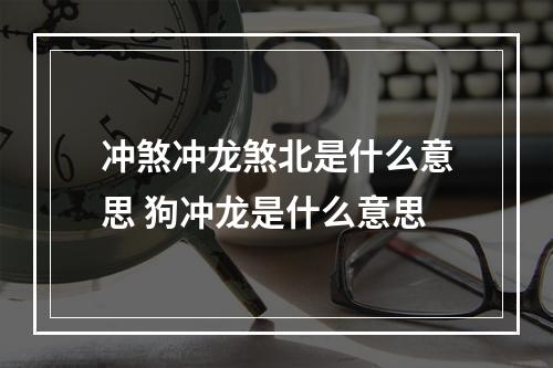 冲煞冲龙煞北是什么意思 狗冲龙是什么意思