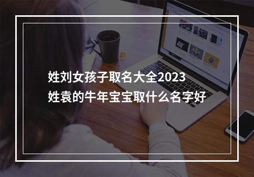姓刘女孩子取名大全2023 姓袁的牛年宝宝取什么名字好