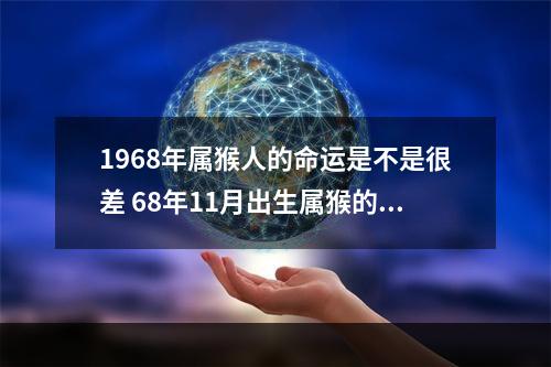1968年属猴人的命运是不是很差 68年11月出生属猴的是什么命