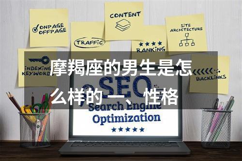摩羯座的男生是怎么样的 一、性格