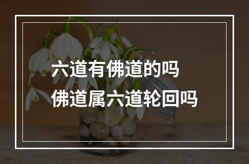 六道有佛道的吗 佛道属六道轮回吗