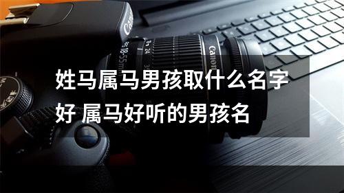 姓马属马男孩取什么名字好 属马好听的男孩名