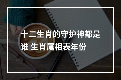 十二生肖的守护神都是谁 生肖属相表年份