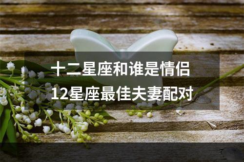 十二星座和谁是情侣 12星座最佳夫妻配对