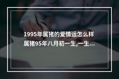 1995年属猪的爱情运怎么样 属猪95年八月初一生,一生运气和爱情