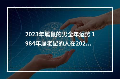 2023年属鼠的男全年运势 1984年属老鼠的人在2023年全年的运势会如何呢?