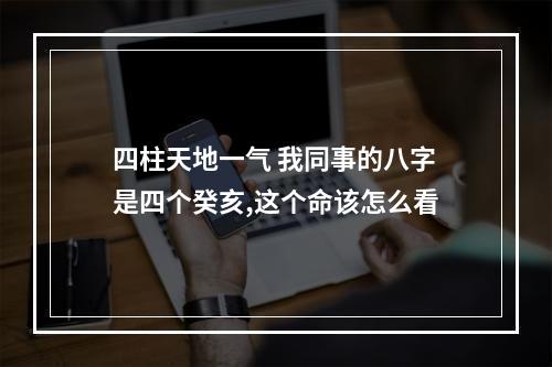 四柱天地一气 我同事的八字是四个癸亥,这个命该怎么看