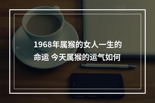 1968年属猴的女人一生的命运 今天属猴的运气如何