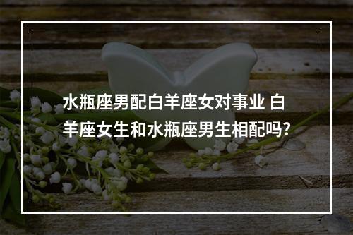 水瓶座男配白羊座女对事业 白羊座女生和水瓶座男生相配吗?