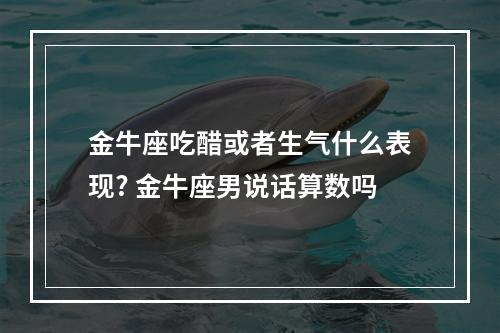 金牛座吃醋或者生气什么表现? 金牛座男说话算数吗