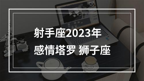 射手座2023年感情塔罗 狮子座
