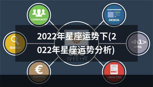 2022年星座运势下(2022年星座运势分析)