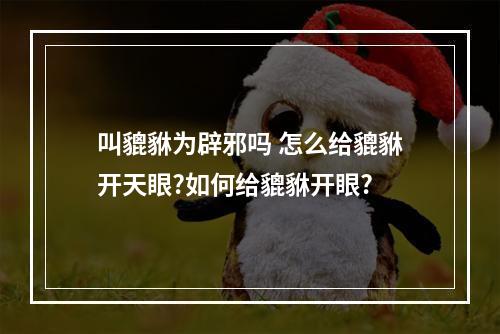 叫貔貅为辟邪吗 怎么给貔貅开天眼?如何给貔貅开眼?