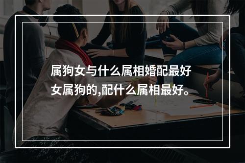属狗女与什么属相婚配最好 女属狗的,配什么属相最好。