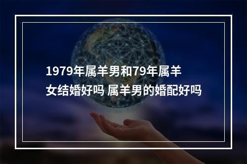 1979年属羊男和79年属羊女结婚好吗 属羊男的婚配好吗
