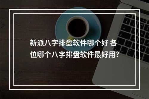 新派八字排盘软件哪个好 各位哪个八字排盘软件最好用?