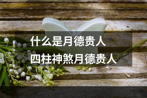 什么是月德贵人 四柱神煞月德贵人