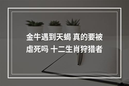 金牛遇到天蝎 真的要被虐死吗 十二生肖狩猎者