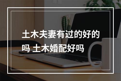 土木夫妻有过的好的吗 土木婚配好吗