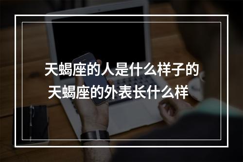 天蝎座的人是什么样子的 天蝎座的外表长什么样
