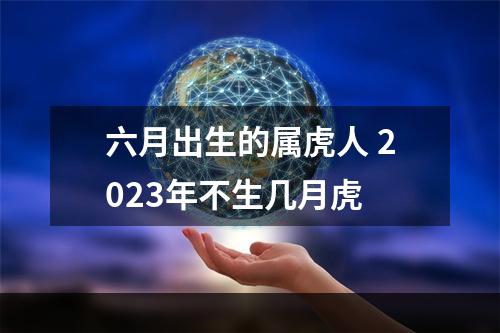 六月出生的属虎人 2023年不生几月虎