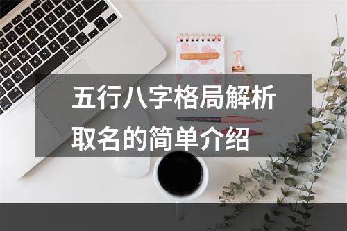 五行八字格局解析取名的简单介绍