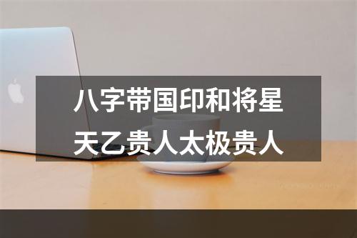 八字带国印和将星天乙贵人太极贵人