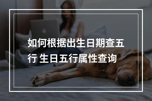 如何根据出生日期查五行 生日五行属性查询
