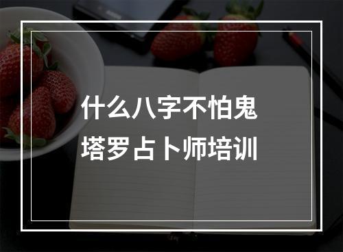 什么八字不怕鬼 塔罗占卜师培训