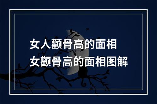 女人颧骨高的面相 女颧骨高的面相图解