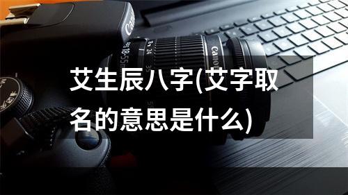 艾生辰八字(艾字取名的意思是什么)