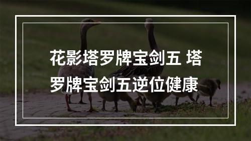 花影塔罗牌宝剑五 塔罗牌宝剑五逆位健康