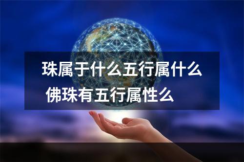 珠属于什么五行属什么 佛珠有五行属性么