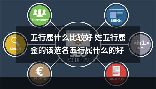 五行属什么比较好 姓五行属金的该选名五行属什么的好