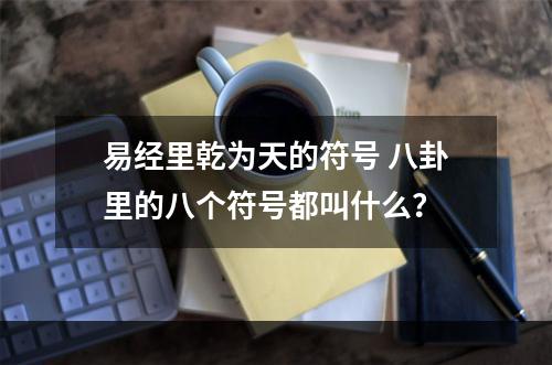 易经里乾为天的符号 八卦里的八个符号都叫什么？