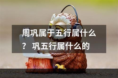 周巩属于五行属什么？ 巩五行属什么的