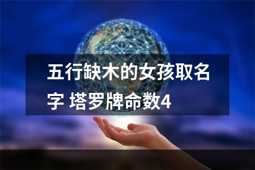 五行缺木的女孩取名字 塔罗牌命数4