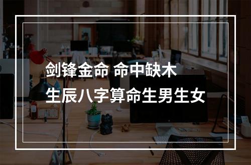剑锋金命 命中缺木 生辰八字算命生男生女