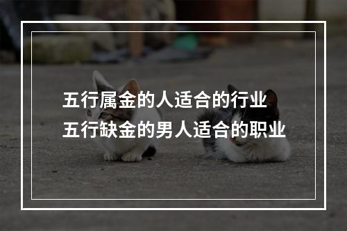 五行属金的人适合的行业 五行缺金的男人适合的职业