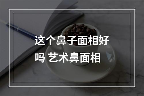 这个鼻子面相好吗 艺术鼻面相