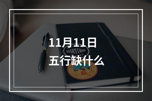 11月11日五行缺什么
