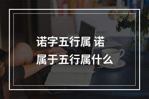 诺字五行属 诺属于五行属什么