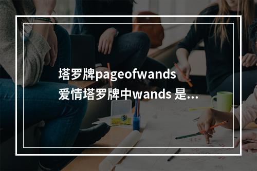 塔罗牌pageofwands 爱情塔罗牌中wands 是什么意思