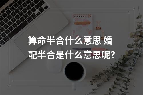 算命半合什么意思 婚配半合是什么意思呢？