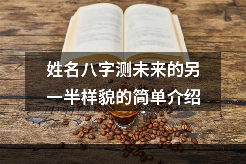 姓名八字测未来的另一半样貌的简单介绍