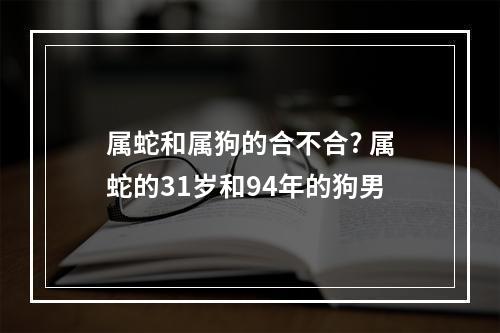 属蛇和属狗的合不合? 属蛇的31岁和94年的狗男