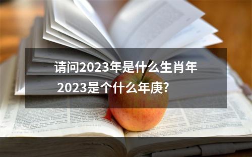 请问2023年是什么生肖年 2023是个什么年庚?