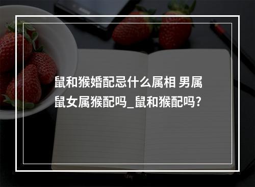 鼠和猴婚配忌什么属相 男属鼠女属猴配吗_鼠和猴配吗?